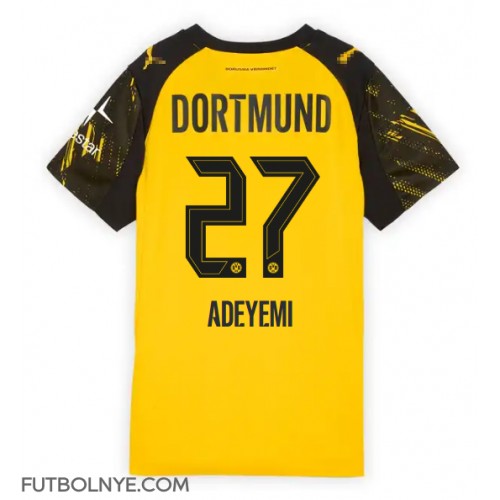 Camiseta Borussia Dortmund Karim Adeyemi #27 Primera Equipación para mujer 2025-26 manga corta
